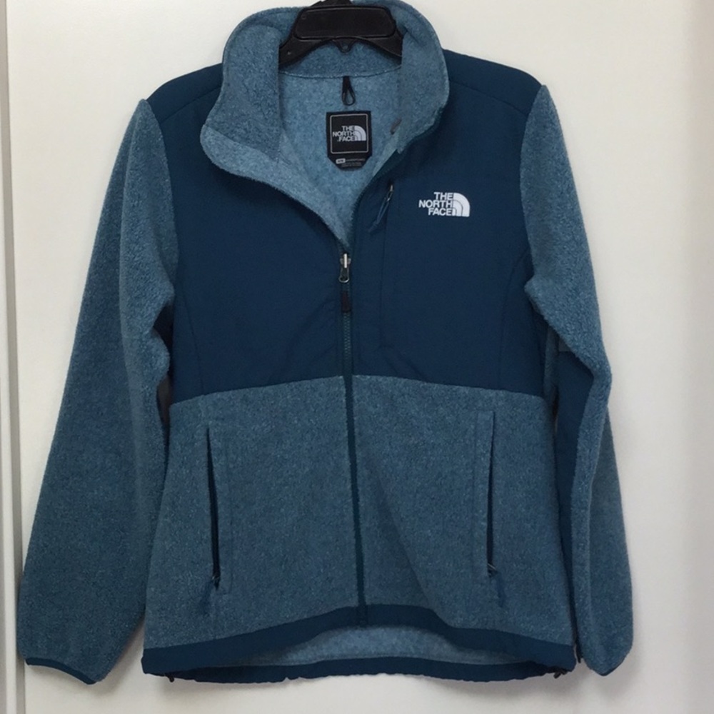 Fleece Jacket in Teal Blue